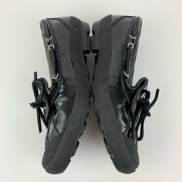 UGG Ashdale Black Duck Shearling Rain Boat Shoes 7 - Picture 13 of 14